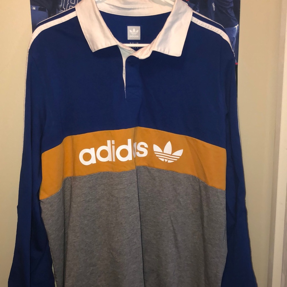 Perfect condition L/S adidas collared!